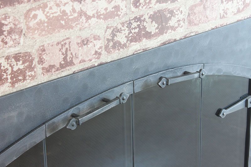 Forged Iron fireplace doors Stoll