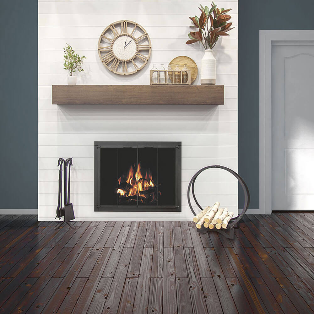 Wood-Grain Metal Shelf Stoll Industries